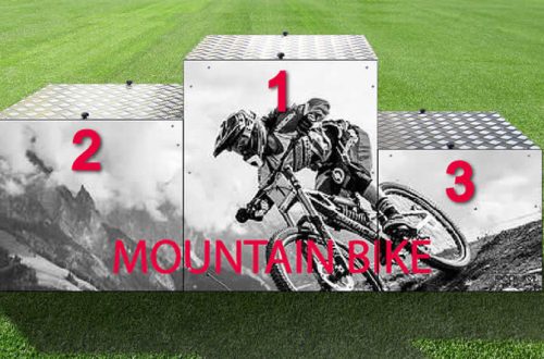 Podium para ciclismo