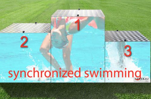 Podium para natación