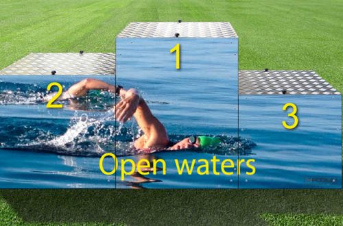 Podium para natación