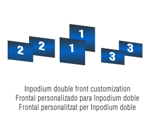 Diseña tu Propio Frontal para Podium doble
