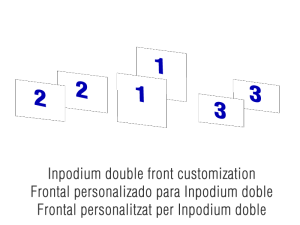 Frontales estandar para Inpodium doble